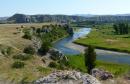 The Gallatin River in the Missouri Headwaters State Park